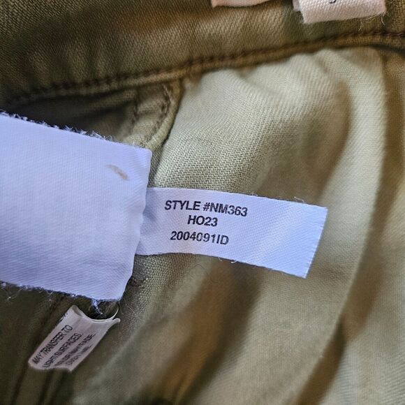 MADEWELL Women's Emmett Wide Leg Pants Green Size 32 High Rise Stretch - Picture 9 of 10